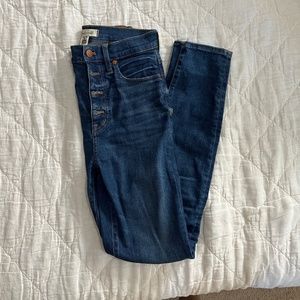 Madewell 11” High Rise Skinny Jeans